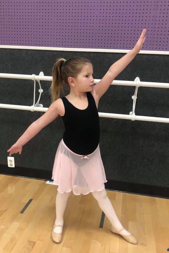 Ballerina  Ballerina, Black leotard & pink ballet tights